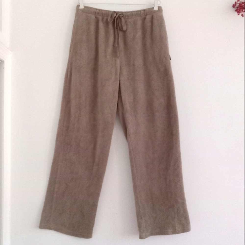 Izod Sherpa Winter Faux Fur Lounge Pajama Pants L